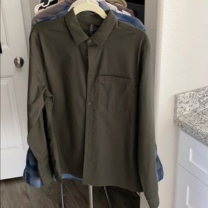 Masons peak flannel Dark olive medium lululemon